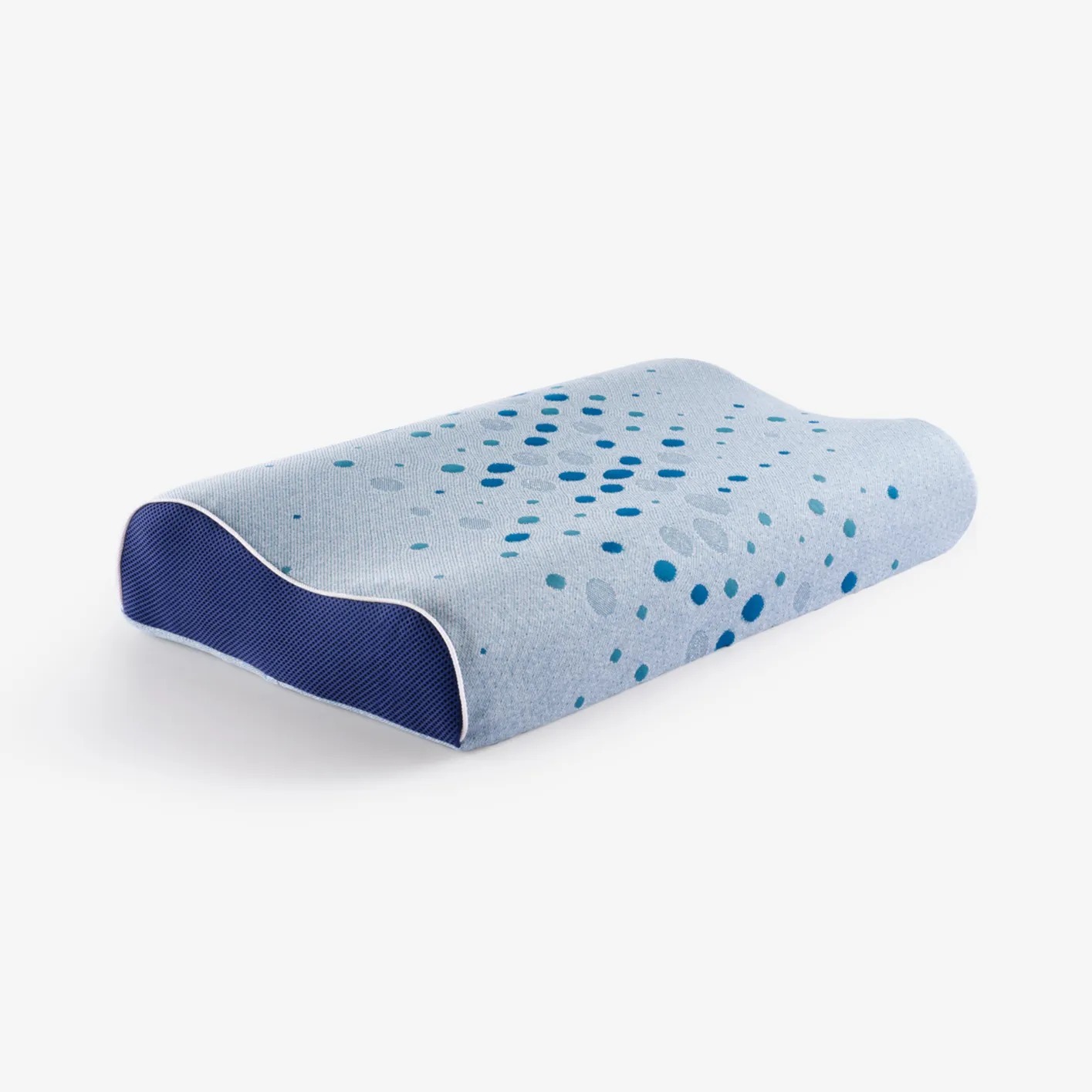 Sleepwell Latex Foam Pillow designed for neck pain relief, offering orthopedic support and promoting proper spinal alignment for a comfortable night’s sleep.